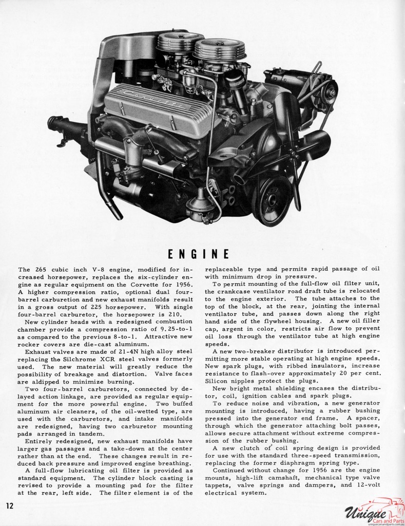 1956 - 1957 Corvette Engineering Achievements Page 4